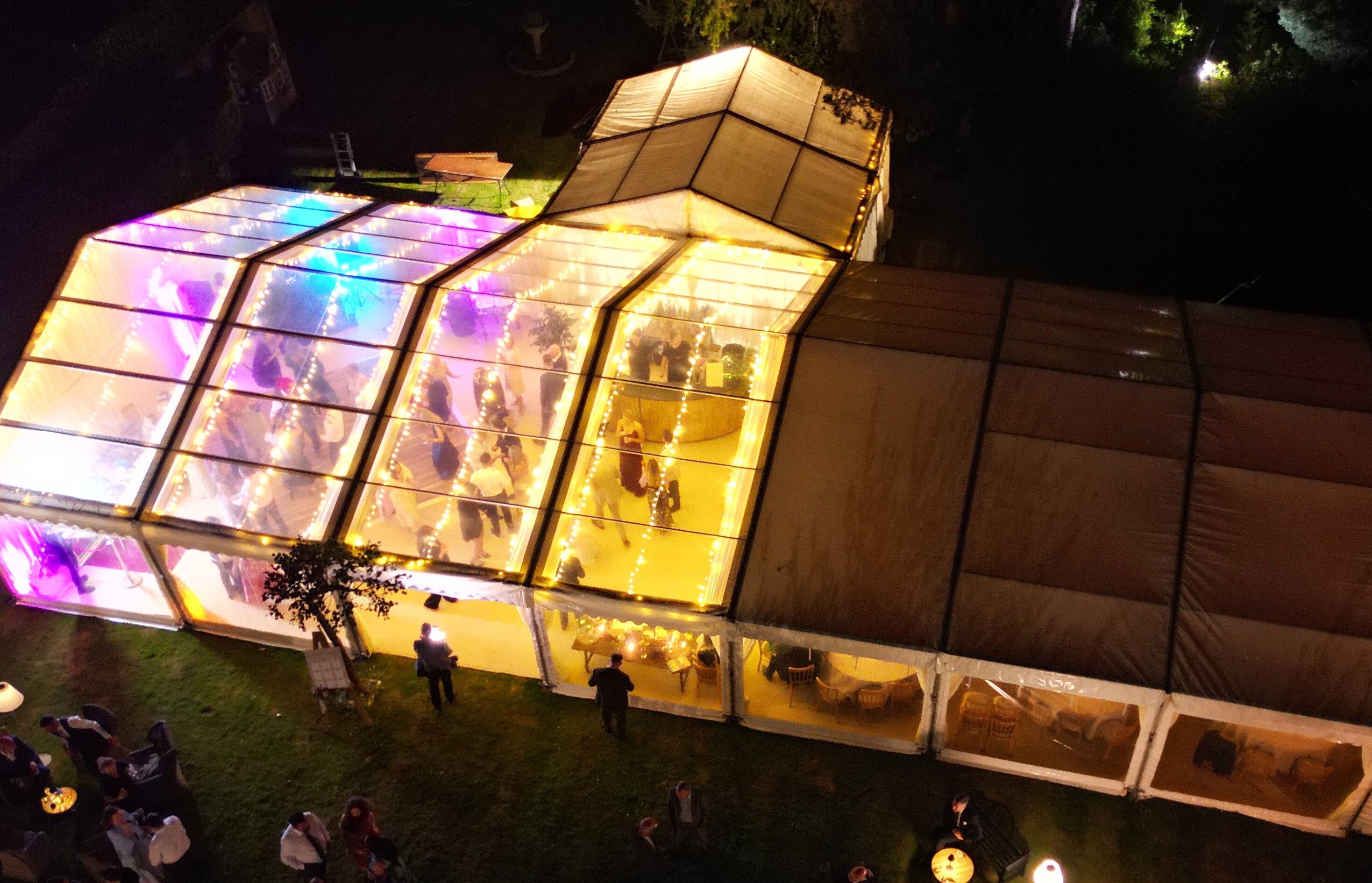 Clear roof Marquee